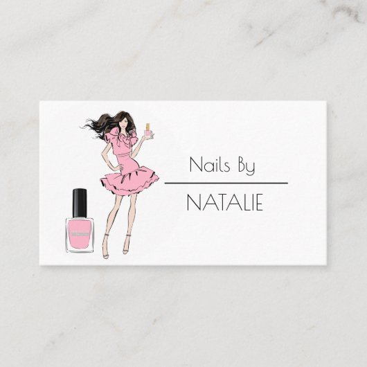 nagels visitekaartje (Voorkant)