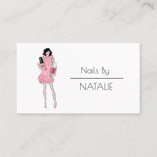 nagels visitekaartje (Voorkant)