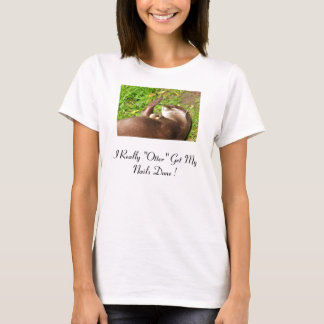 nagels web, ik heb echt otter, ik laat mijn nagels t-shirt
