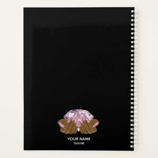 Nagelsalon Afspraak Boek Handspijkers Technicus Planner (Achterkant)