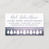 Nagelsalon Liquid Drops Loyaliteit Punch Card Klantenkaartje (Achterkant)