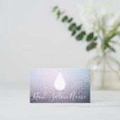 Nagelsalon Liquid Drops Loyaliteit Punch Card Klantenkaartje (Staand voorkant)