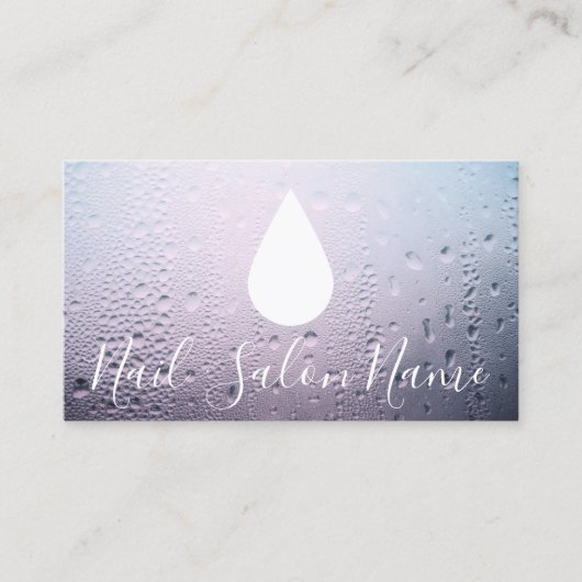 Nagelsalon Liquid Drops Loyaliteit Punch Card Klantenkaartje (Voorkant)