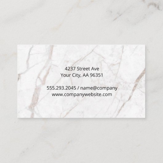 Nagelsalon manicure klantenkaartje (Achterkant)