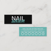 nagelsalon manicures punch card klantenkaartje (Voorkant / Achterkant)