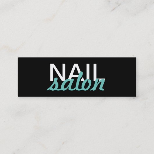 nagelsalon manicures punch card klantenkaartje (Voorkant)