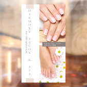 Nagelsalon Pedicure Nagels Groot Aangepast Raamsticker (Vel 2)