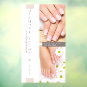 Nagelsalon Pedicure Nagels Groot Aangepast Raamsticker (Vel 3)