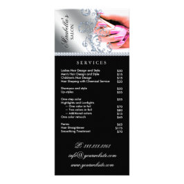 Nagelsalon Pools Zilver Roze Service Menu