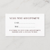 Nagelsalon Poolse fles Splash Pastel Afsprakenkaartje (Achterkant)