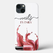 Nagelsalon Poolse fles Splash Pastel Case-Mate iPhone Case (Achterkant)