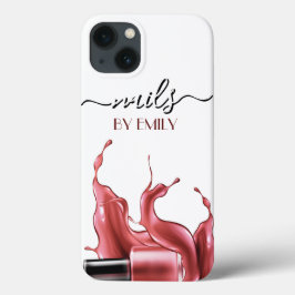 Nagelsalon Poolse fles Splash Pastel Case-Mate iPhone Case