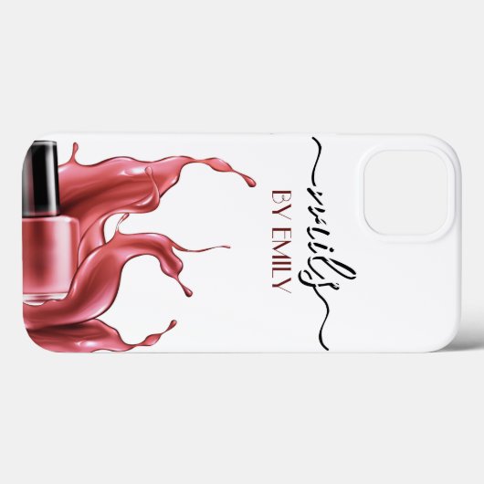 Nagelsalon Poolse fles Splash Pastel Case-Mate iPhone Case (Achterkant (horizontaal))