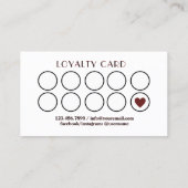 Nagelsalon Poolse fles Splash Pastel Klantenkaartje (Achterkant)