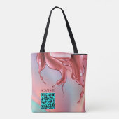 Nagelsalon Poolse fles Splash Pastel Tote Bag (Achterkant)