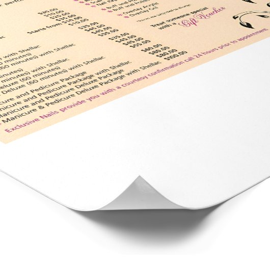 Nagelsalon Posters (Hoek)