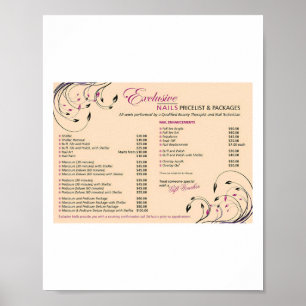 Nagelsalon Posters