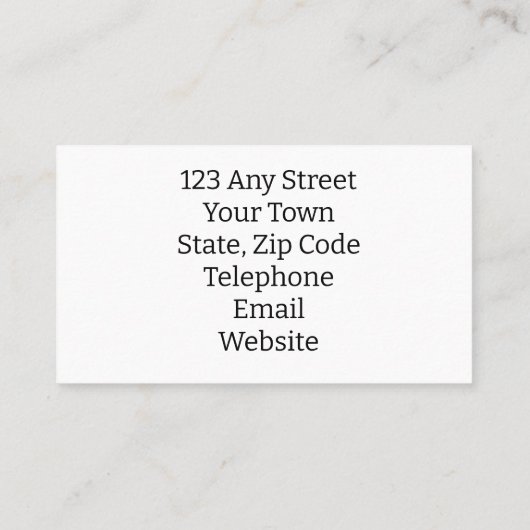 Nagelsalon, Schoonheidskliniek Visitekaartje (Achterkant)