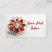 Nagelsalon, Schoonheidskliniek Visitekaartje (Voorkant)