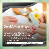 Nagelsalon Spa Pedicure Tranquil Aanpassen  Raamsticker (Vel 3)