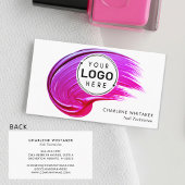 Nagelsalon Uw Logo Roze Pools Visitekaartje