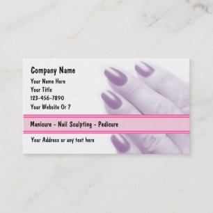 Nagelsalon Visitekaartjes