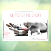 Nagelstudio Bedrijfs op Maat Ontwikkelen Raamsticker (Vel 3)