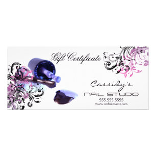 Nagelstudio en Salon Cadeaubon Reclamekaart