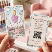 Nagelstudio Lilac Celestial Tarot Visitekaartje