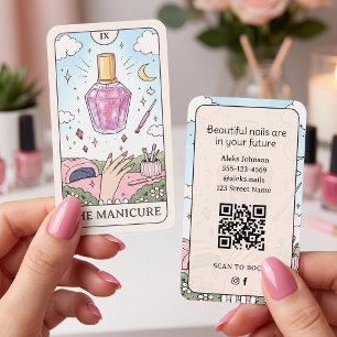 Nagelstudio Lilac Celestial Tarot Visitekaartje