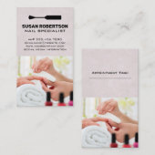 Nagelstudio | Manicure Sessie Afsprakenkaartje (Voorkant / Achterkant)