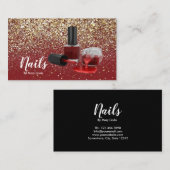 Nagelstudio Moderne Nagelstyliste Visitekaartje (Voorkant / Achterkant)