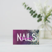 Nagelstudio Ontwerper Galaxy Art Visitekaartje (Staand voorkant)
