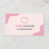 Nagelstudio - Roze Visitekaartje (Voorkant)