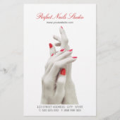Nagelstudio Schoonheidscentrum flyer (Voorkant)