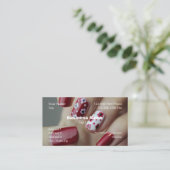 Nagelstudio Visitekaartje HAMbyWG (Staand voorkant)