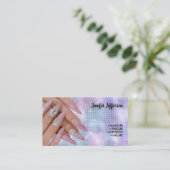 Nagelstudio Zakelijke Kaart Klantenkaartje (Staand voorkant)