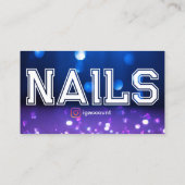 Nagelstudio Zakelijke Kaart QR Code Visitekaartje (Achterkant)