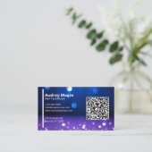 Nagelstudio Zakelijke Kaart QR Code Visitekaartje (Staand voorkant)