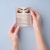 Nagelstylist Aansprakelijkheidsverklaring Rose Blu Flyer (Hand)