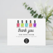 Nagelstylist Bedankt Logo Sociale Media (Staand voorkant)