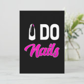 Nagelstylist Doet Nails Kaart (Staand voorkant)