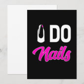 Nagelstylist Doet Nails Kaart (Voorkant / Achterkant)