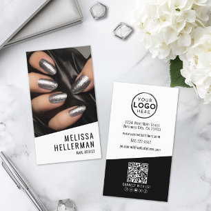 Nagelstylist Foto Verticaal Visitekaartje