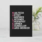 Nagelstylist Inspirator Kaart (Staand voorkant)