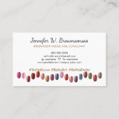 Nagelstylist Make-up Visitekaartje (Achterkant)