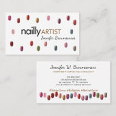 Nagelstylist Make-up Visitekaartje (Voorkant / Achterkant)