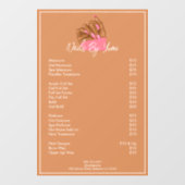 Nagelstylist Manicure Diensten voor Professionalsa Raamsticker (Vel)