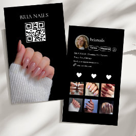 Nagelstylist QR-code  Visitekaartje