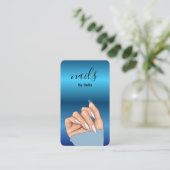 Nagelstylist QR-code visitekaartje (Staand voorkant)